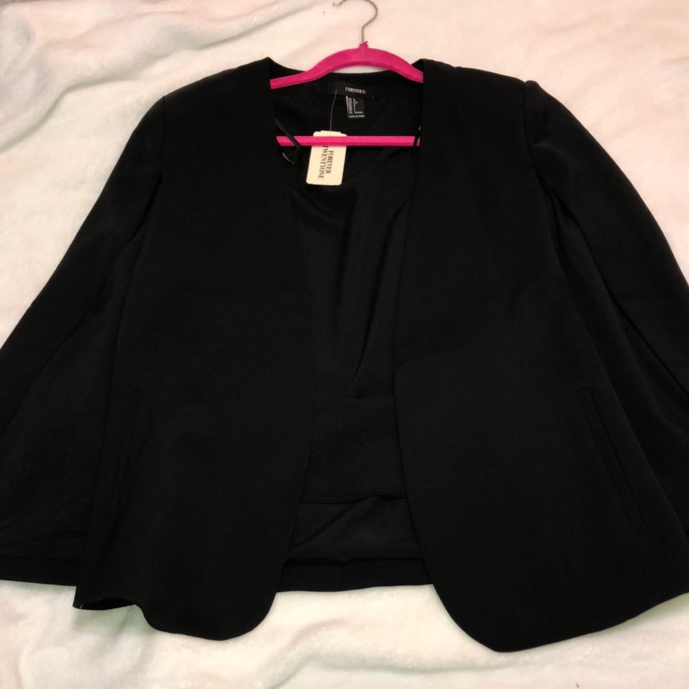 Women’s black blazer